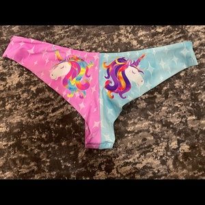 Moana Bikini Large Adrift Tina Unicorn Swim Bikini Bottoms - Cheeky